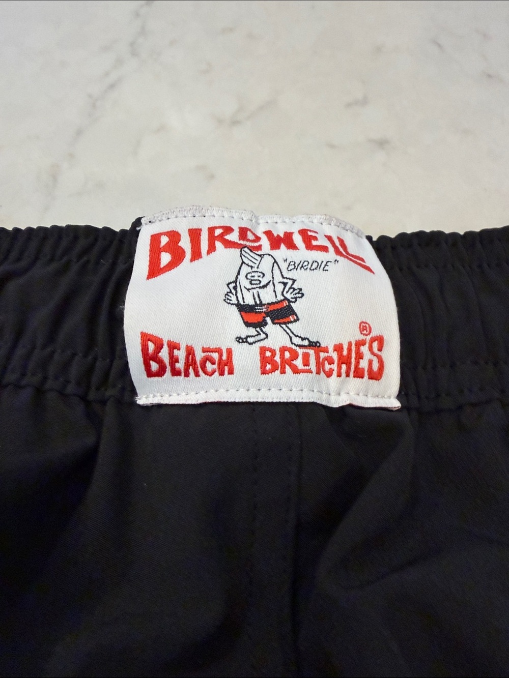 Birdwell Beach Britches Black Swim Athletic Board Shorts Size Large - Picture 6 of 10